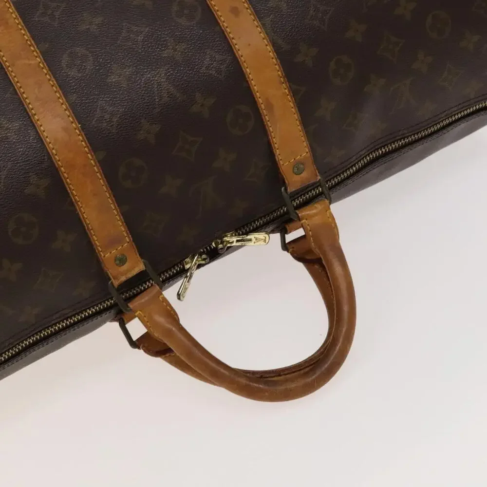 LOUIS VUITTON Monogram Keepall 55 Boston Bag M41424